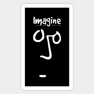 Imagine Peace Activist Magnet